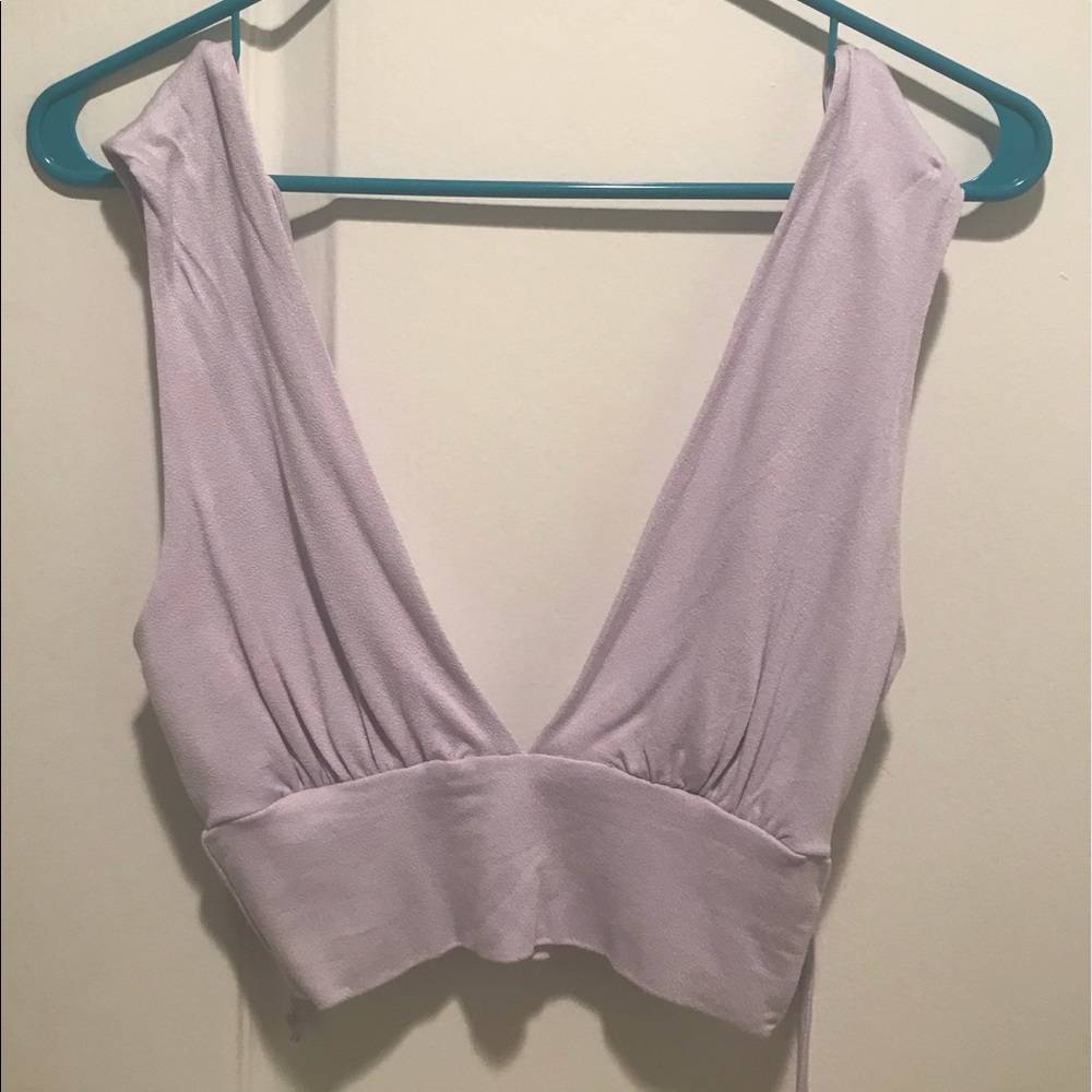 Periwinkle crop top